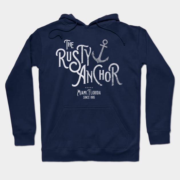 The Rusty Anchor Vintage Version Hoodie by machmigo